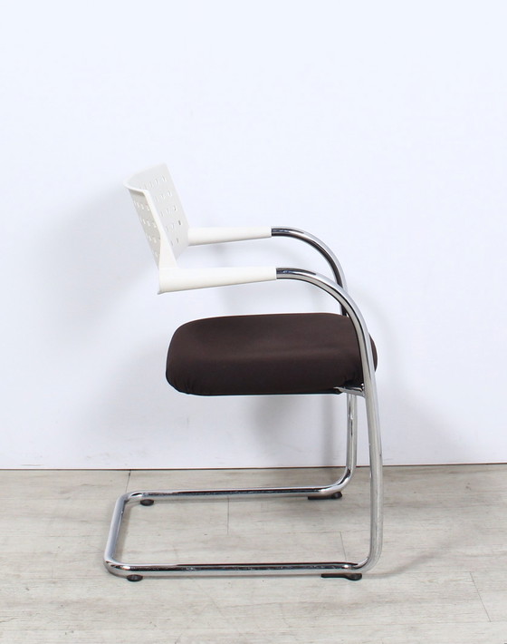 Image 1 of 4x Vitra Visavis cantilever chair