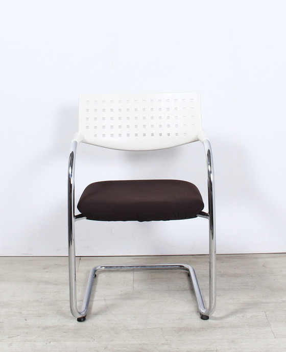 Image 1 of 4x Vitra Visavis cantilever chair