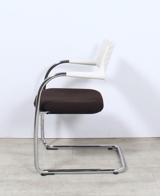 Image 1 of 4x Vitra Visavis cantilever chair