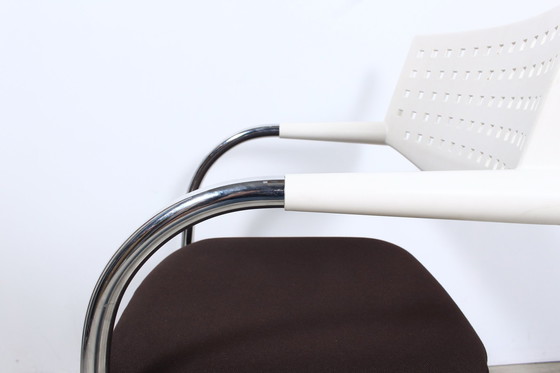 Image 1 of 4x Vitra Visavis cantilever chair