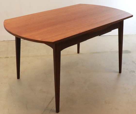 Image 1 of Table ronde vintage Louis van Teeffelen pour Wébé