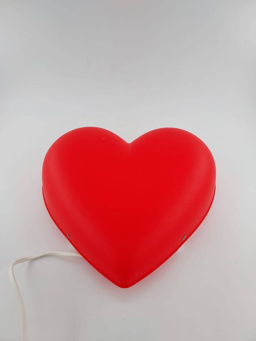 Vintage Anna Efverlund heart lamp