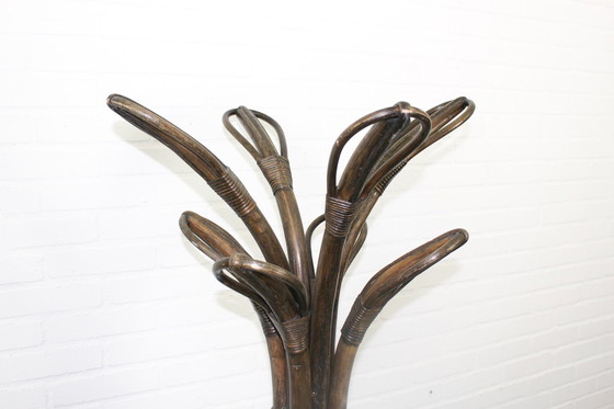 Image 1 of Mid Century Bamboo Coat Stand