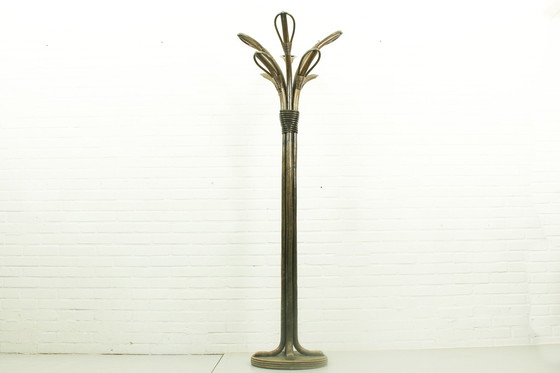 Image 1 of Mid Century Bamboo Coat Stand