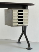Scrivania vintage BBPR "Arco" di Olivetti Synthesis