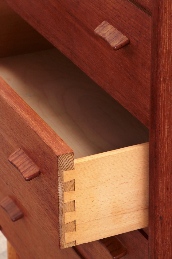 Image 1 of Teak wooden chest of drawers by Poul Volther by Munch Mobler, Denmark