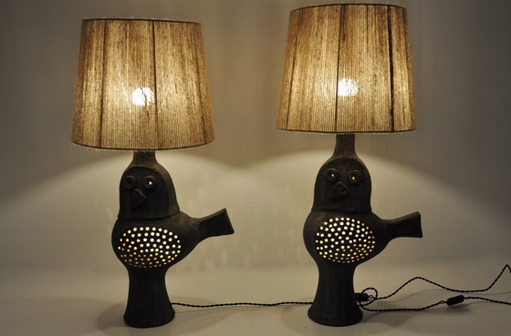 Image 1 of Pair of Table Lamp By Dominique Pouchain