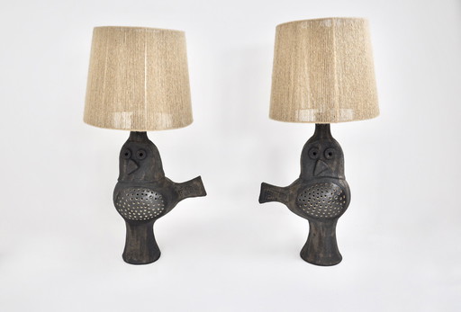 Pair of Table Lamp By Dominique Pouchain