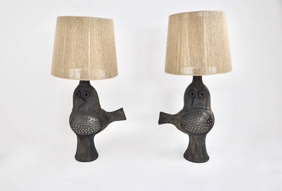 Image 1 of Pair of Table Lamp By Dominique Pouchain