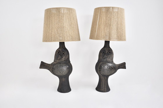 Image 1 of Pair of Table Lamp By Dominique Pouchain