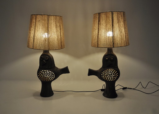 Pair of Table Lamp By Dominique Pouchain