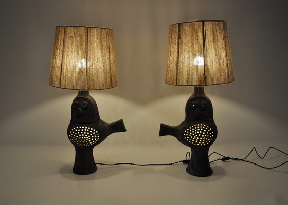 Image 1 of Pair of Table Lamp By Dominique Pouchain