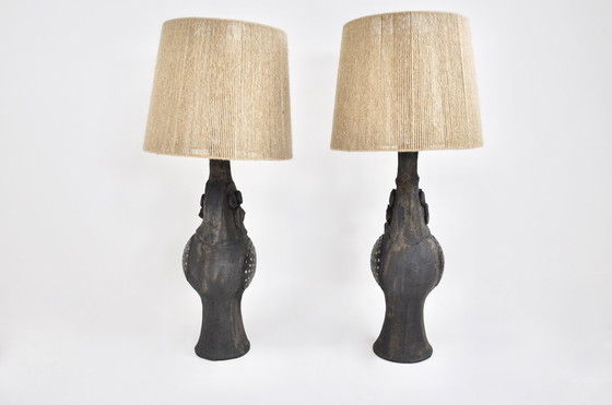 Image 1 of Pair of Table Lamp By Dominique Pouchain