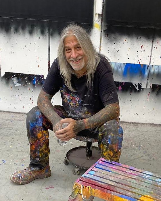 Image 1 of Visto, il padrino dei graffiti - tag su tela - pittura