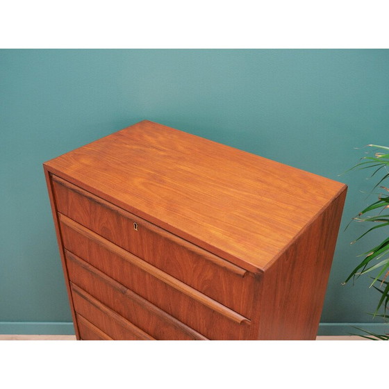 Image 1 of Teak chest of drawers, Danish design, 1970s, designer: Ahlström Osakeyhitö