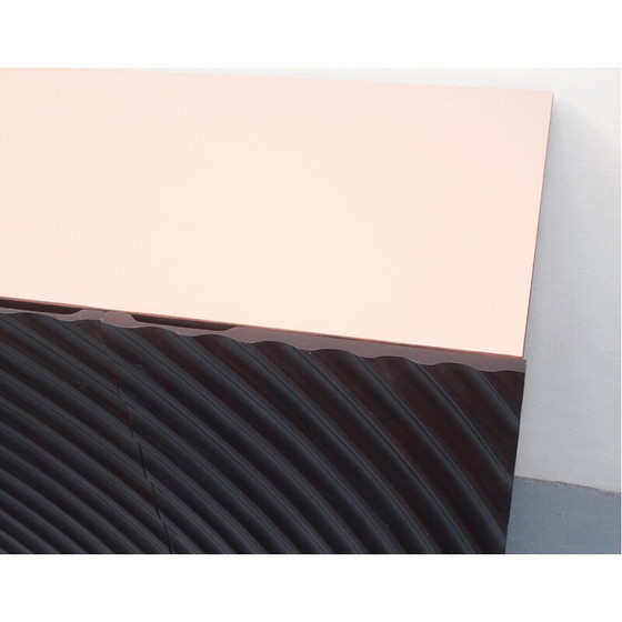 Image 1 of Vintage lowboard in silver metal, 1970s