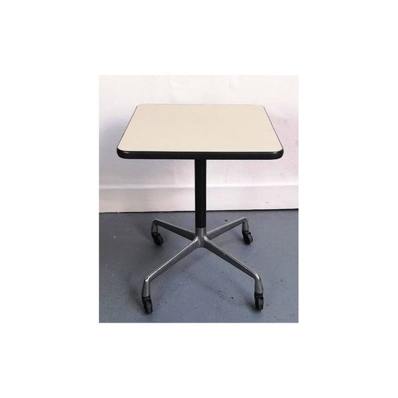 Image 1 of "Contract" vintage side table with casters by Charles & Ray Eames for Herman Miller