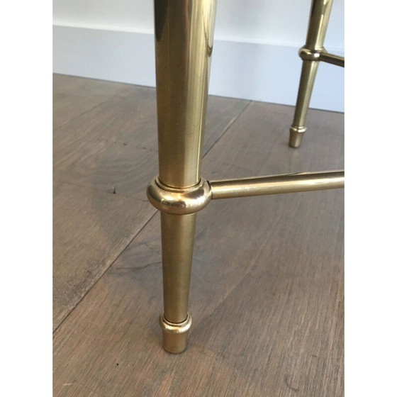 Image 1 of Tavolino ovale neoclassico vintage, Francia 1940