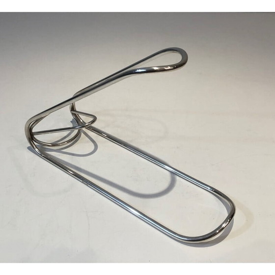 Image 1 of Portabottiglie vintage placcato argento, Francia 1930