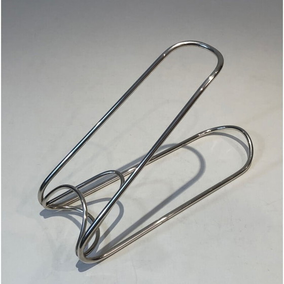 Image 1 of Portabottiglie vintage placcato argento, Francia 1930