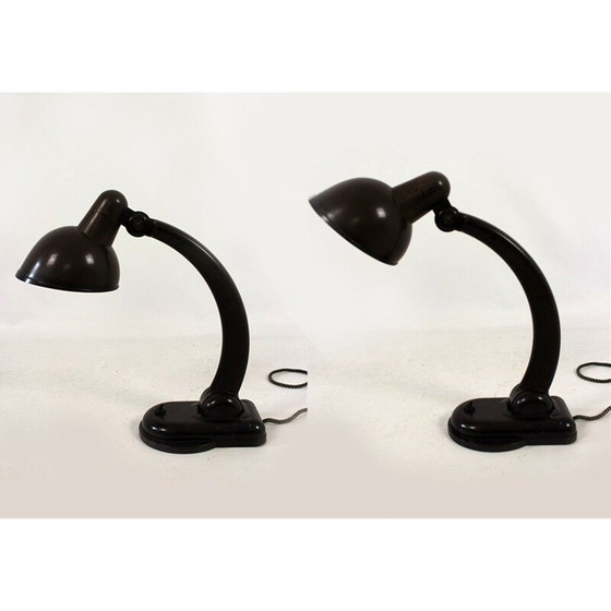 Image 1 of Vintage Sigma table lamp in bakelite by Christian Dell for Heinrich Römmler, 1930