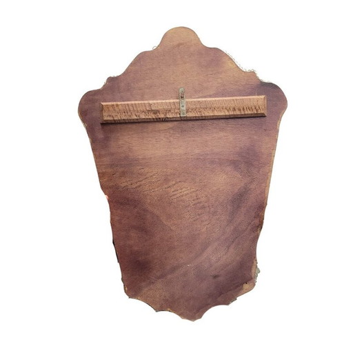 Specchio veneziano vintage in vetro di Murano, Italia