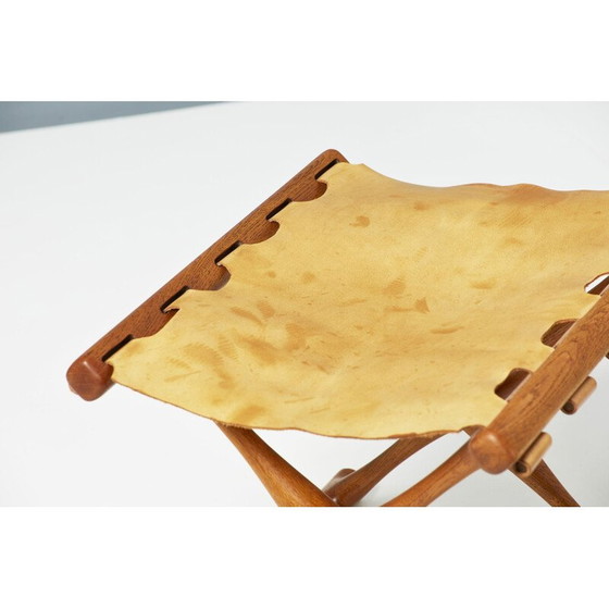 Image 1 of Vintage Guldhoj stool by Poul Hundevad, Denmark 1948