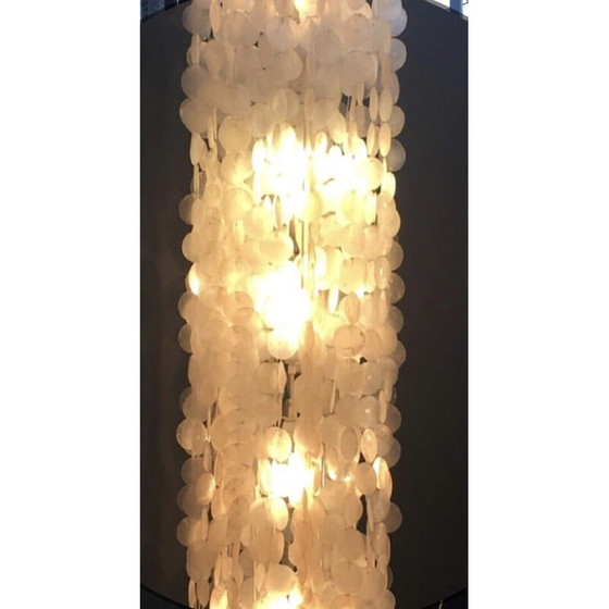 Image 1 of Vintage mother-of-pearl pendant lamp, 1970