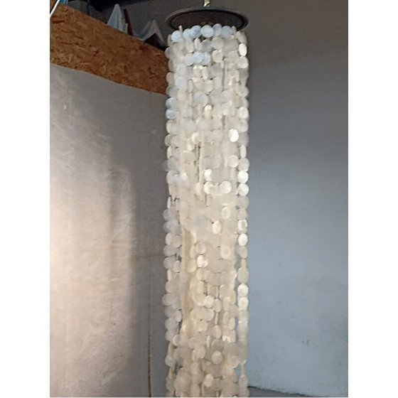 Image 1 of Vintage mother-of-pearl pendant lamp, 1970