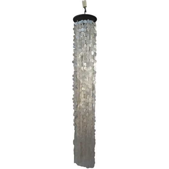 Image 1 of Vintage mother-of-pearl pendant lamp, 1970