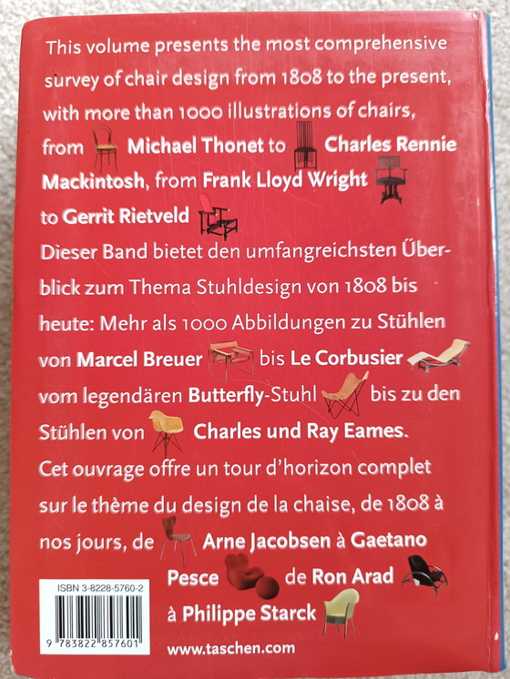 Image 1 of 1000 Chairs boek, Charlotte & Peter Fiell, Taschen