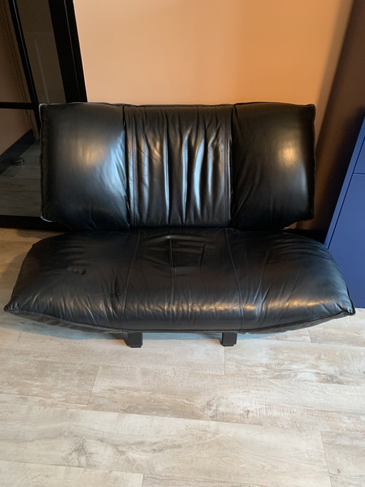 Black Leather Leolux Tango Chair