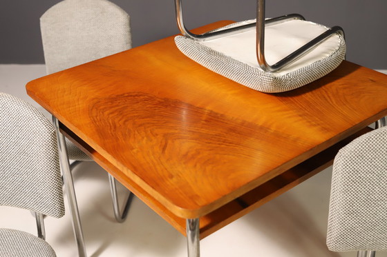 Image 1 of Czech Functionalist Dining Room Set by Robert Slezák, 1940s