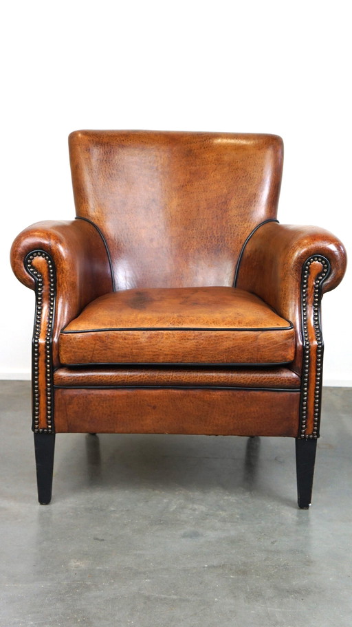 Sheep leather armchair/back chair