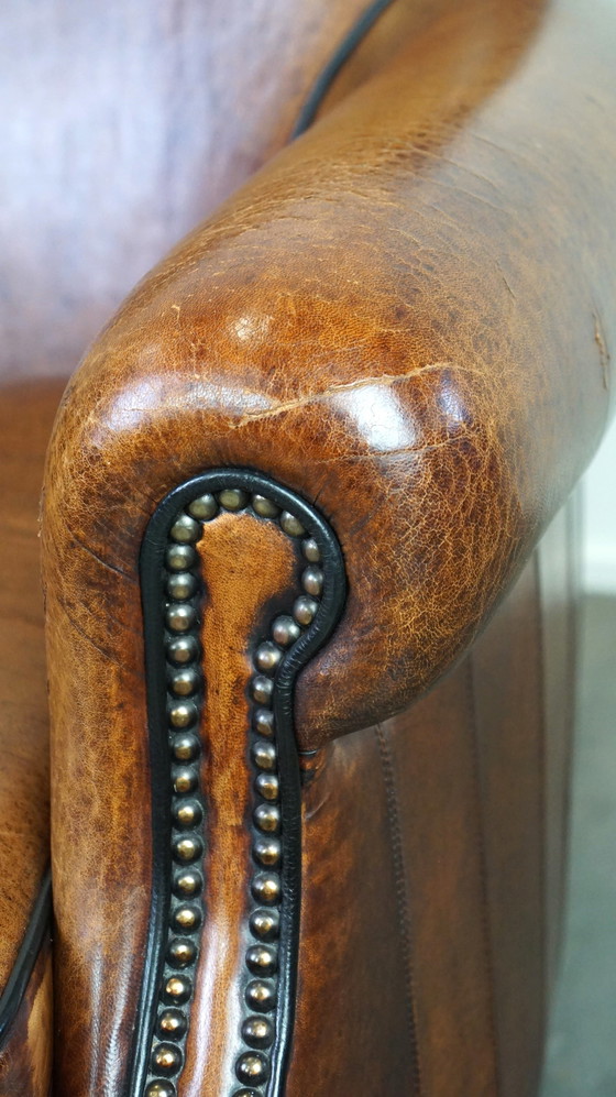 Image 1 of Sheep leather armchair/back chair