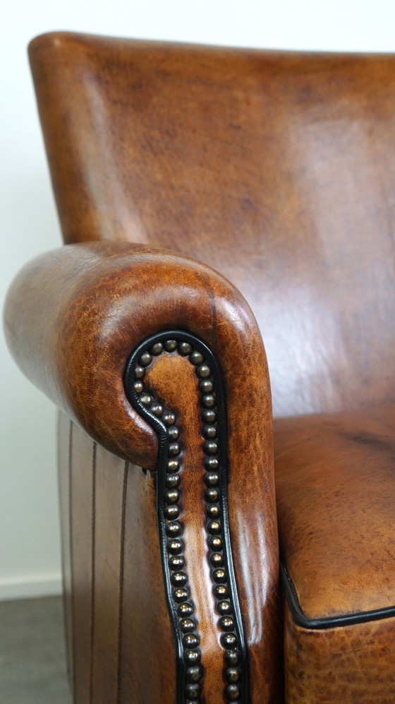 Image 1 of Sheep leather armchair/back chair