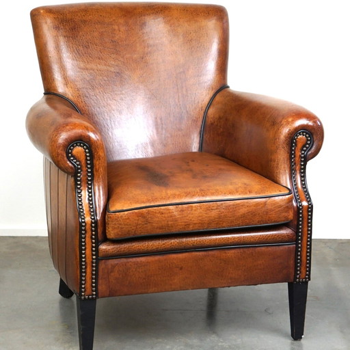 Sheep leather armchair/back chair