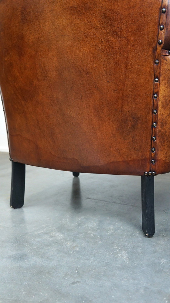 Image 1 of Sheep leather armchair/back chair