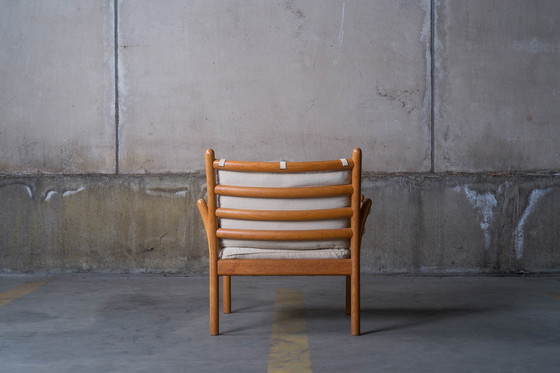 Image 1 of Illum Wikkelsø - Silkeborg "Genius" easy chairs