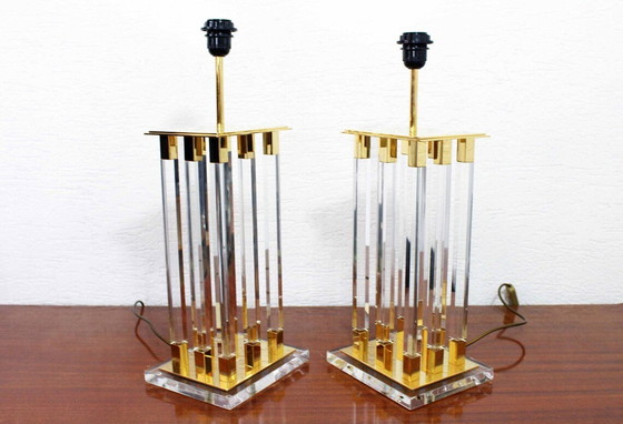 Image 1 of 2X Regency Style Lamps By Faschian Design, 1970