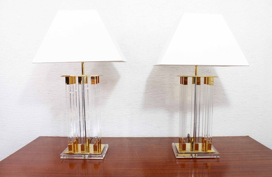 Image 1 of 2X Regency Style Lamps By Faschian Design, 1970