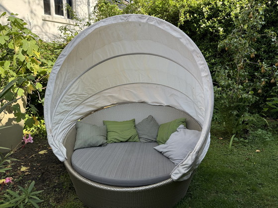 Image 1 of Dedon Orbit Loveseat + Canopy Garden Furniture