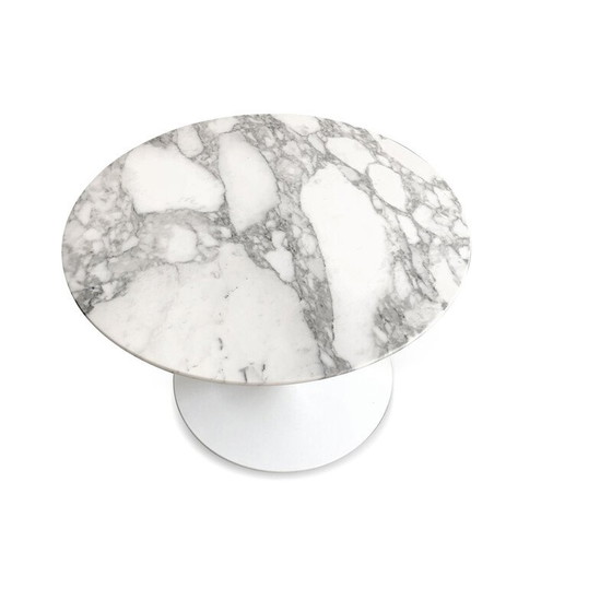 Image 1 of Vintage side table in Carrara marble by Eero Saarinen for Knoll International
