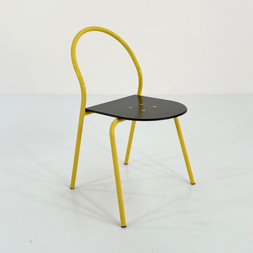 Yellow Il Bottone Chair By Paolo Parigi For Heron Parigi, 1980S