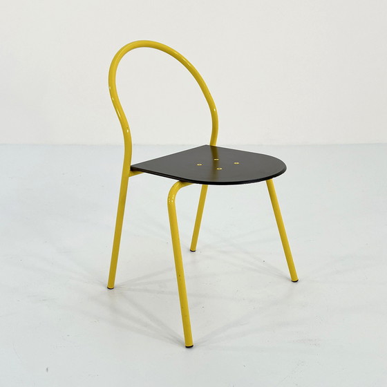 Image 1 of Yellow Il Bottone Chair By Paolo Parigi For Heron Parigi, 1980S