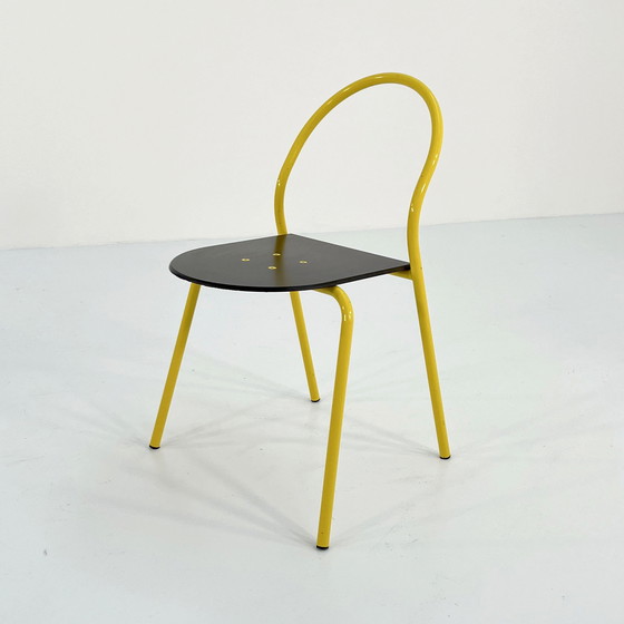 Image 1 of Yellow Il Bottone Chair By Paolo Parigi For Heron Parigi, 1980S