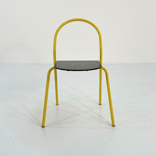 Yellow Il Bottone Chair By Paolo Parigi For Heron Parigi, 1980S