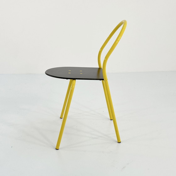 Image 1 of Yellow Il Bottone Chair By Paolo Parigi For Heron Parigi, 1980S