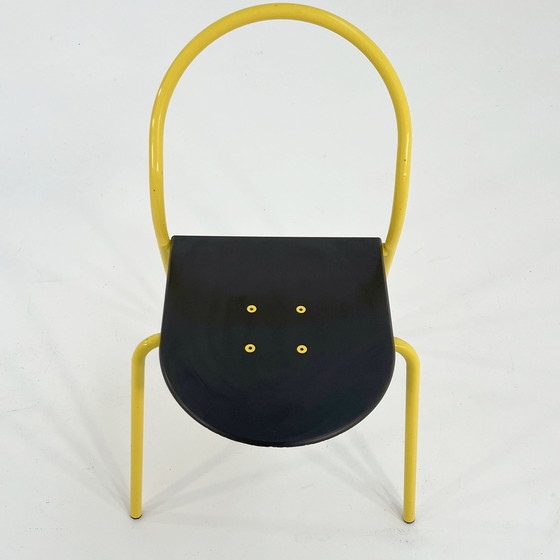 Image 1 of Yellow Il Bottone Chair By Paolo Parigi For Heron Parigi, 1980S