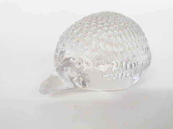 Image 1 of Glass hedgehog in the style of Ineryden Sweden 1970's